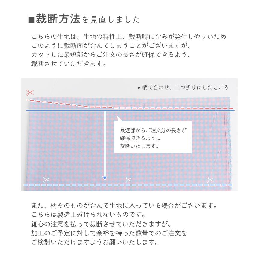 デコレクションズ 生地・布・入園入学 ≪ ぽこぽこ ギンガムチェック 