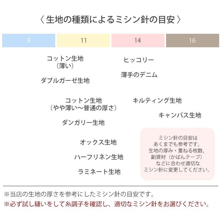 家庭用ミシン針11 普通生地用 HA×1型 5本入り【クロバー/Clover 