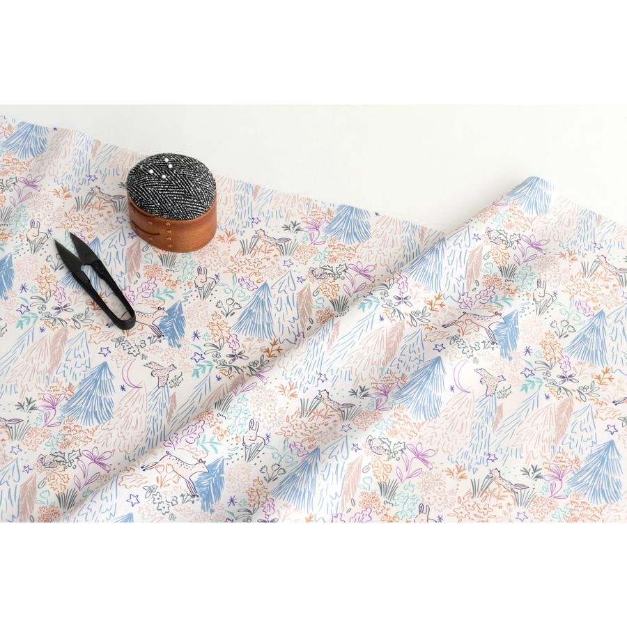 生地・布・入園入学≪カラフルフォレスト≫コットン/幅111cm【10cm単位販売】 | デコレクションズ | 11