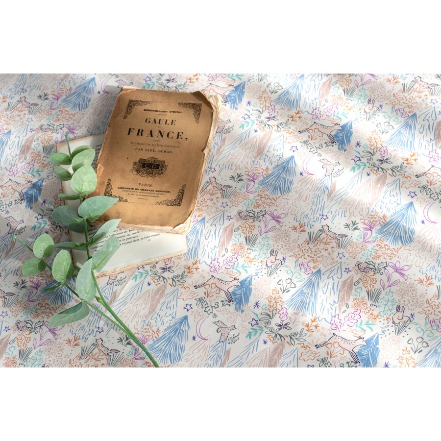 生地・布・入園入学≪カラフルフォレスト≫コットン/幅111cm【10cm単位販売】 | デコレクションズ | 07