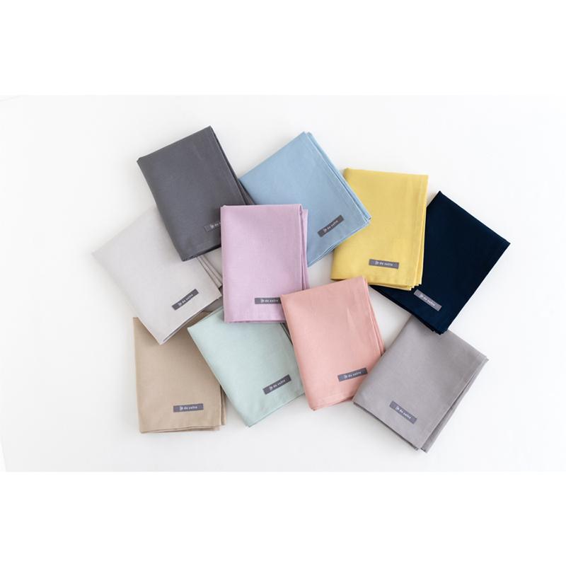 いちご様確認用ランチョンマット40×60 2枚格子デニムブルー