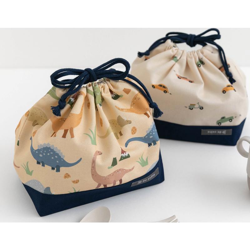 お弁当袋（ふふ） デスイート（desuite） ◇巾着M（お弁当袋）［desuiteデスイート］単品