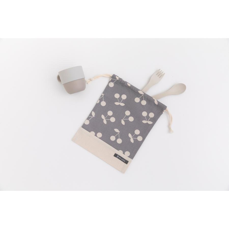 マチ無し巾着袋（給食袋）［desuiteデスイート］単品販売19.5cm×25.5cm【メール便対応】 | デスイート | 39