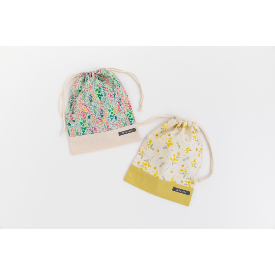 マチ無し巾着袋（給食袋）［desuiteデスイート］単品販売19.5cm×25.5cm【メール便対応】 | デスイート | 40