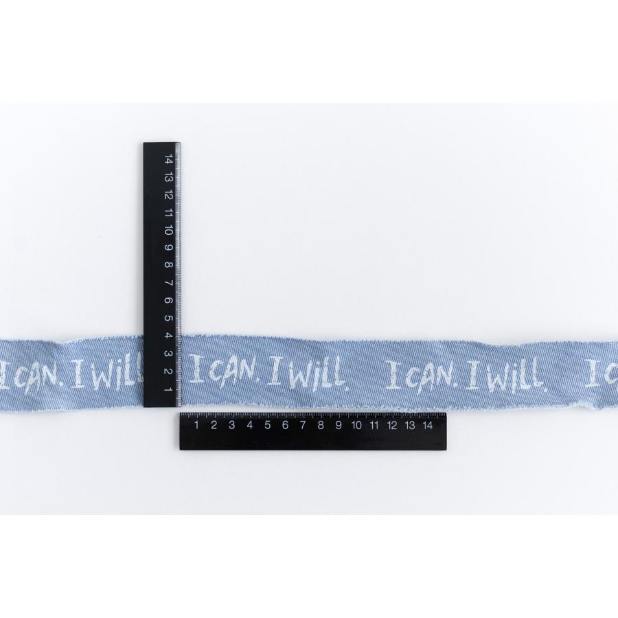 ロゴテープ40mm幅1.5m巻ICAN.IWILL.副資材【メール便対応】 | デコレクションズ | 10