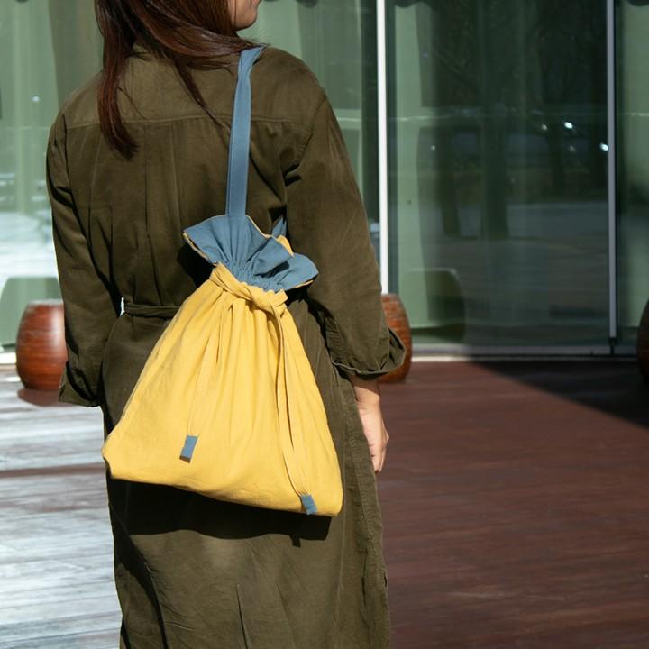 手作りキット Komihinataさんのリバーシブル巾着バッグキット 水通し不要 1点のみメール便対応 Kit036rbag デコレクションズ Yahoo 店 通販 Yahoo ショッピング