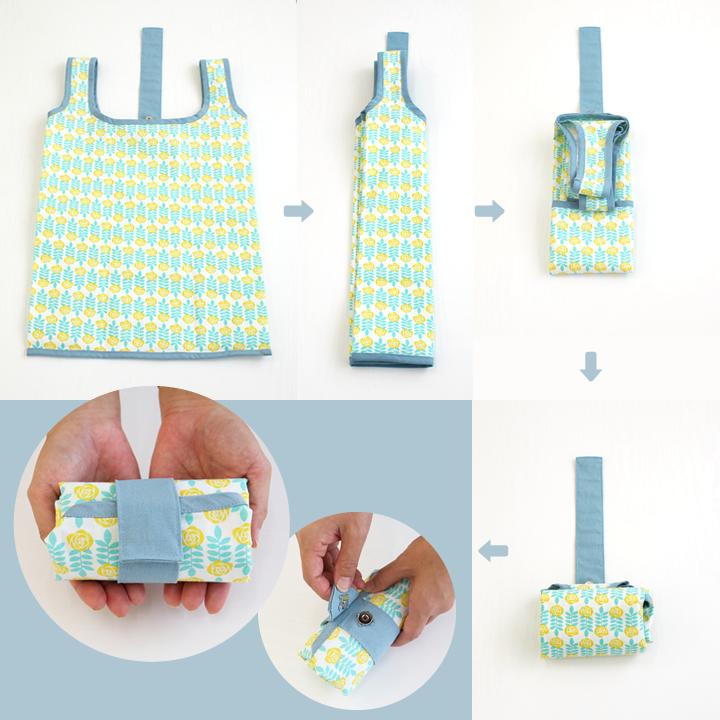 手作りキット≪komihinataさんの防水コットンでつくるエコバッグキット≫【2点までメール便対応】 | デコレクションズ | 03