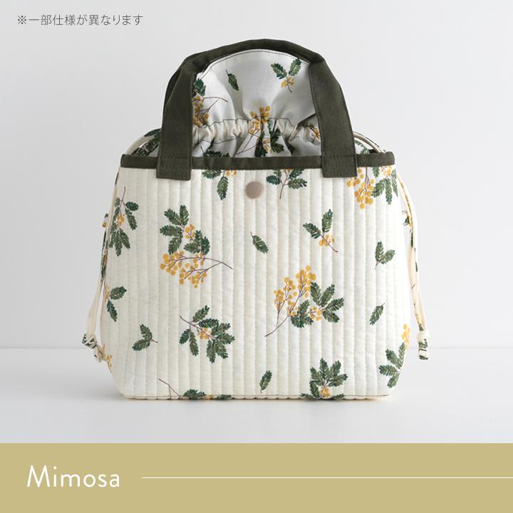 手作りキット≪ラインキルティングでつくるあおり巾着バッグキット≫【1点のみメール便対応】 | デコレクションズ | 06