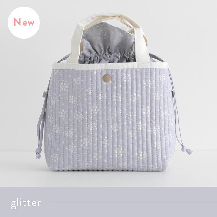 手作りキット≪ラインキルティングでつくるあおり巾着バッグキット≫【1点のみメール便対応】 | デコレクションズ | 08