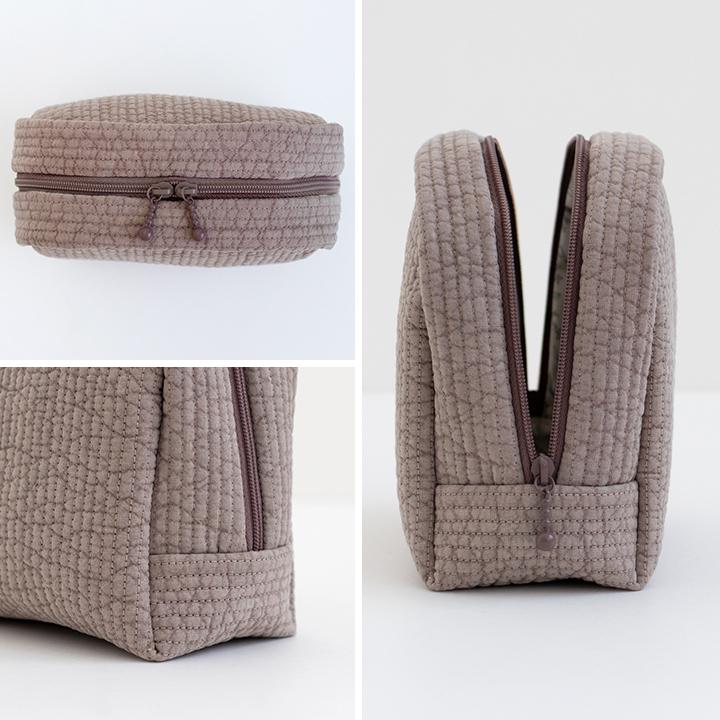 手作りキット≪加藤容子さま監修ヌビと防水コットンで作るふんわり山型マルチポーチキット≫【1点のみメール便対応】 |  | 19