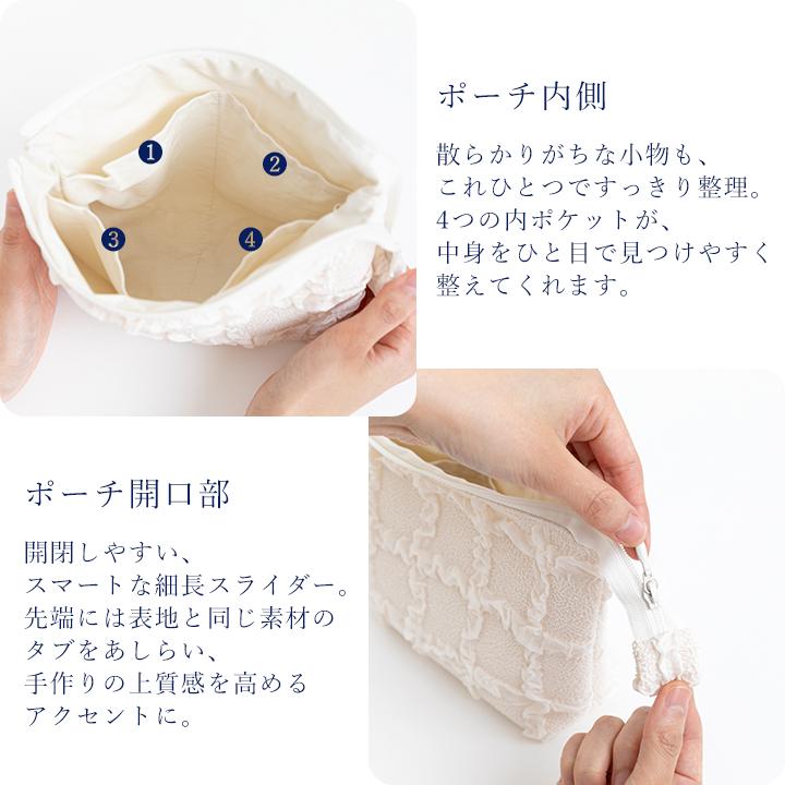 手作りキット≪ フリルスクエアで作るバッグ＆ポーチセット キット ≫ |  | 15