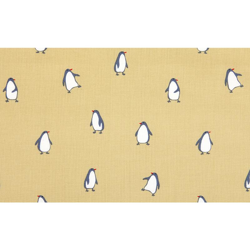デコレクションズ 生地・布・入園入学≪Penguin-yellow≫オックス/幅