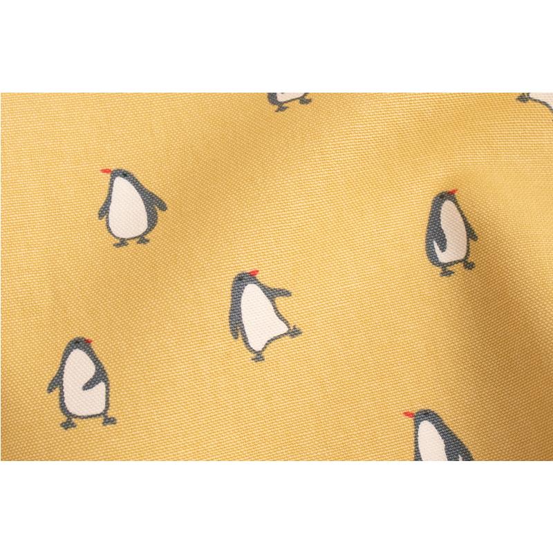 デコレクションズ 生地・布・入園入学≪Penguin-yellow≫オックス/幅
