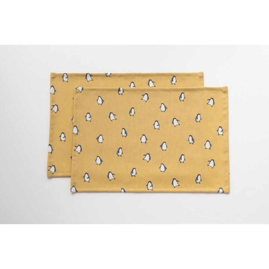 デコレクションズ 生地・布・入園入学≪Penguin-yellow≫オックス/幅