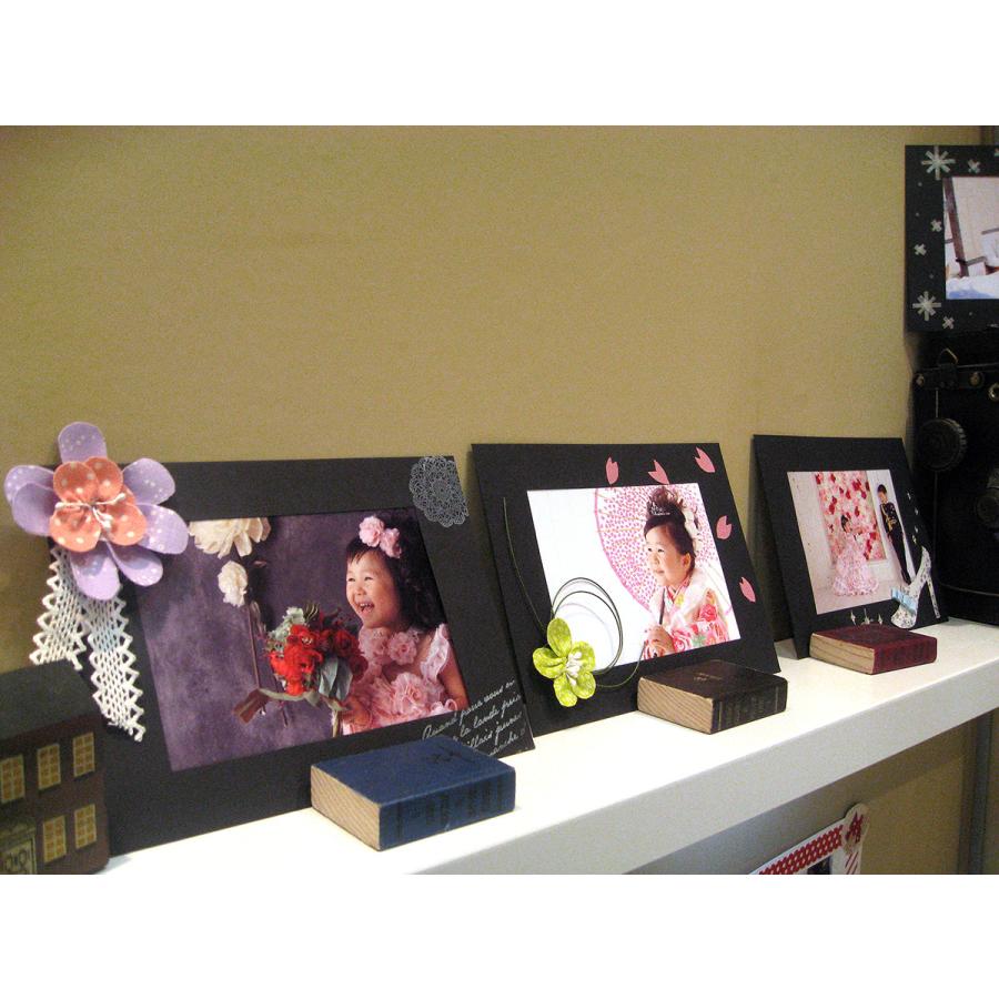 ペーパーフォトフレーム 10枚セット【チェキサイズ／写真L判