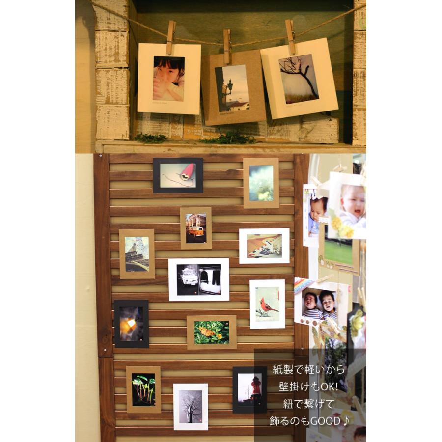 ペーパーフォトフレーム 10枚セット【チェキサイズ／写真L判