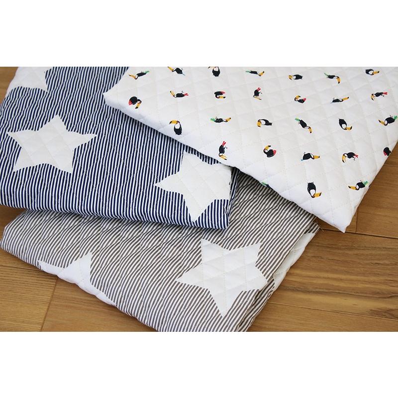 生地・布・入園入学　≪ Navy star ≫　キルティング/幅105cm【オリジナル生地】【10cm単位販売】｜decollections｜03