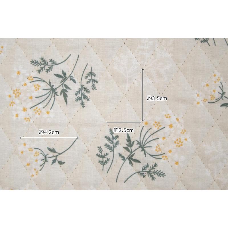 【入園入学セットレシピ】生地・布・入園入学 ≪ Lace flower - lace flower ≫ キルティング/幅104cm【オリジナル生地】【10cm単位販売】|decollections|02