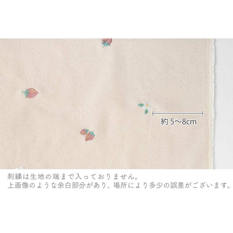 デコレクションズ ○生地布オックス刺繍生地/幅約110cm【50cm単位販売