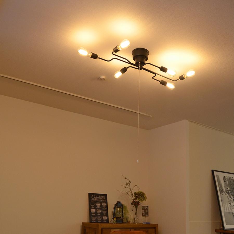エルックス スチール製 シーリングライト 6灯 Laiton X-ceiling lamp｜ARTWORKSTUDIO公式