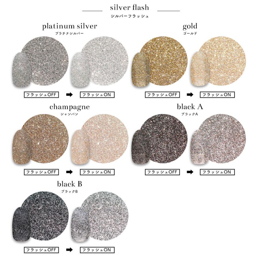 ネコポス送料無料]ネイルアート フラッシュパウダー 約1.5g 全10色
