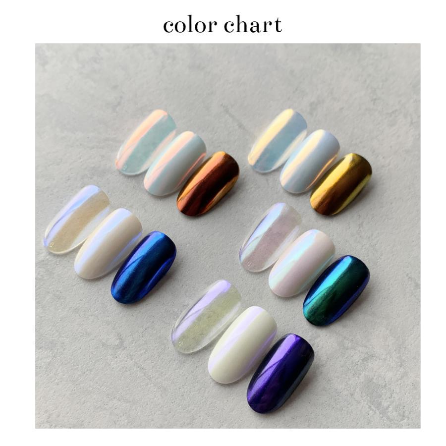 ネコポス送料無料]ネイルアート 高品質 ネオンオーロラパウダー 全5