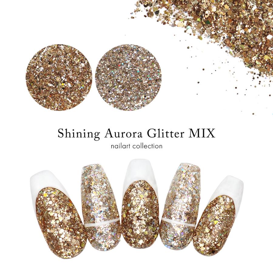 シャイニングオーロラグリッターMIX