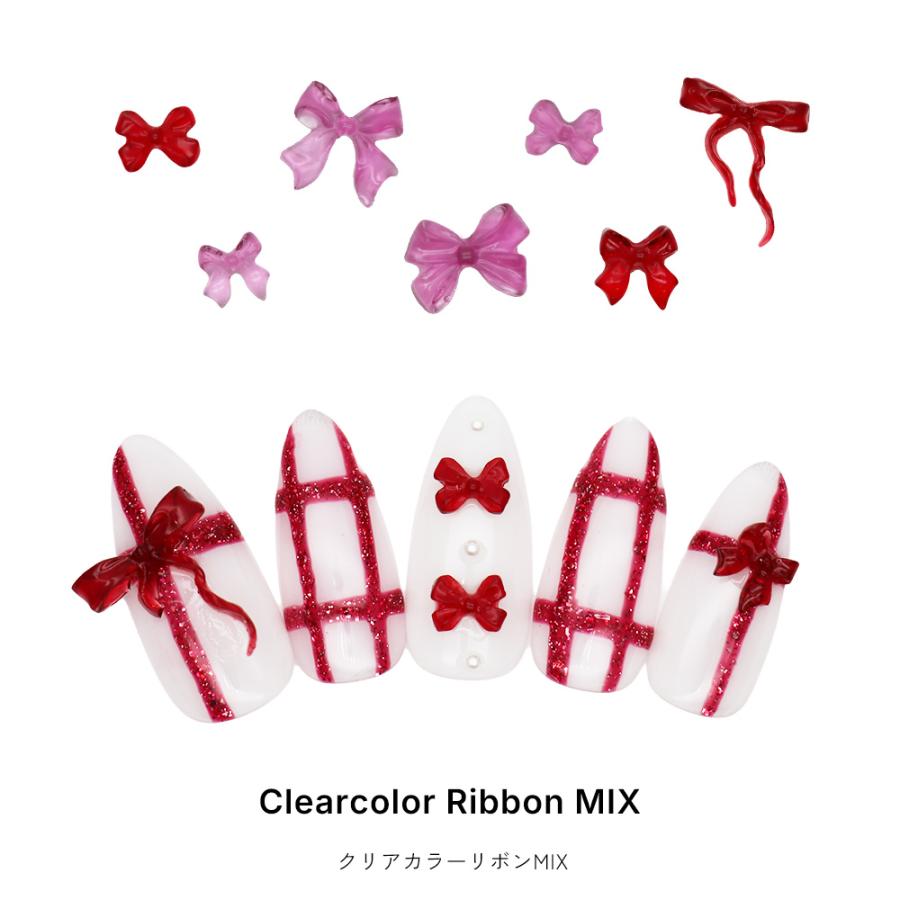 クリアカラーリボンMIXパーツ