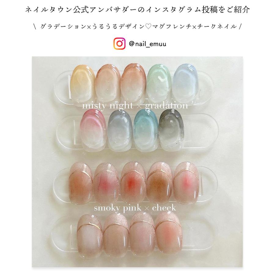 [ネコポス送料無料]ネイルアート nonnailコラボ商品　パウダーパレット9色セット 全3種 セルフネイル  ジェルネイル｜deconail-seisakujo｜20