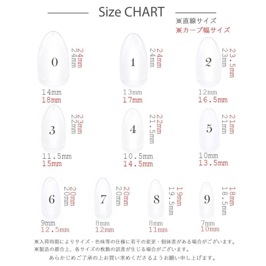 ネコポス 送料無料 ポイント型 クリアネイルチップ サンディング加工なし 透明 500枚入り 10サイズ 各50枚 アーモンド形 おうち時間 フットネイル ネイルタウン Paypayモール店 通販 Paypayモール