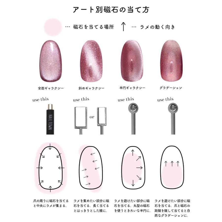 数量は多 マグネットスティック 磁石 セルフネイル キャッツアイ ジェルネイル 強力 簡単 ICE GEL ネイル用マグネットスティック 磁石 ギャラクシーネイル マグネットネイル キャッツアイネイル