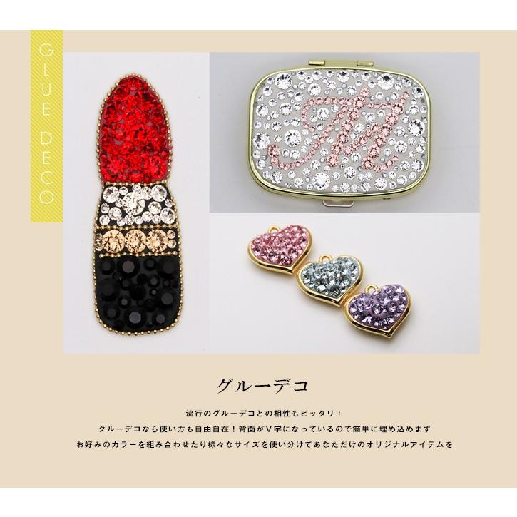 スワロフスキー チャトン Ｖカット スワロ ラインストーン SWAROVSKI chaton #1088 寒色系20色 定番サイズ pp14〜ss24 セルフネイル ジェルネイル｜deconail-seisakujo｜26