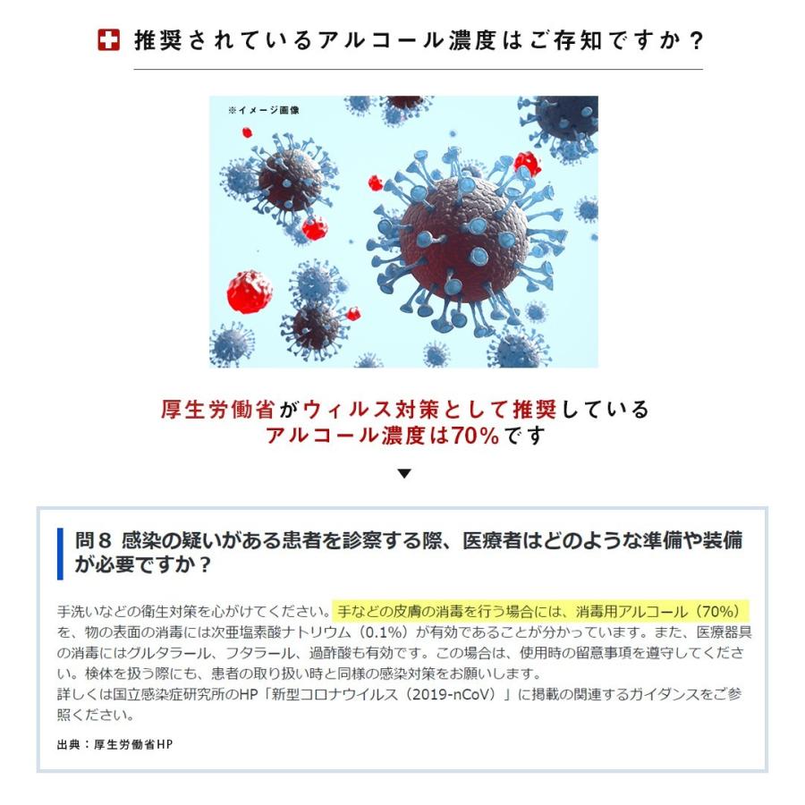 [宅配便限定] アルコール70%配合 エタノール除菌液 スプレー 国産 携帯用 アルコール除菌 ハンド ウィルス対策 REFRESH 100ml｜deconail-seisakujo｜03