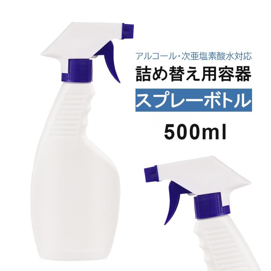 宅急便限定 即納可 アルコール 次亜塩素酸水対応スプレーボトル ブルー 500ml 容器 細かい噴霧が可能 詰め替えボトル 携帯用 小分け おうち時間 ジェルネイル ネイルタウン Paypayモール店 通販 Paypayモール
