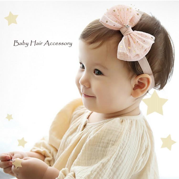 ヘアバンド ベビー レース リボン ハーフバースデー ヘアーバンド 赤ちゃん 髪飾 発表会 へアアクセサリー Cute キラキラ ピンク Nbd y As006 B Smile Plus 通販 Yahoo ショッピング