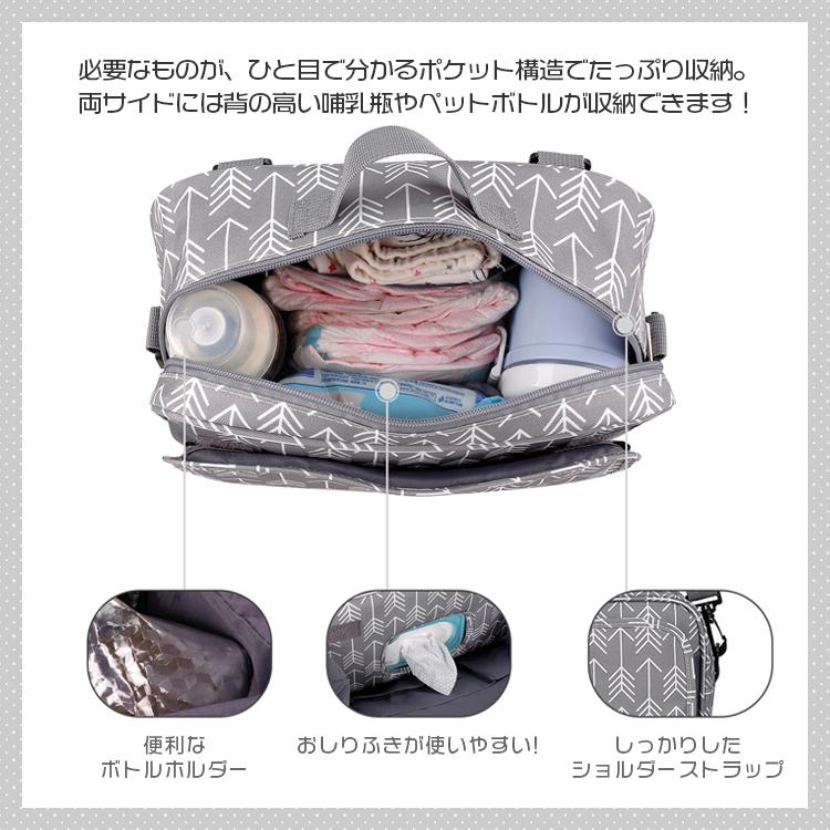 ベビーカーポーチ ベビーカー用バッグ 北欧風 収納 ショルダーバッグ