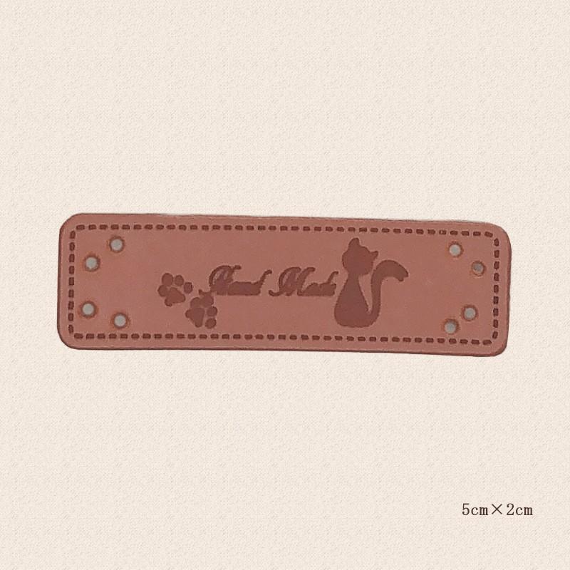 手染めデニムチャーム★革タグ№2 手芸 パーツ ハンドメイド 材料 革タグ タグ 皮タグ チャーム