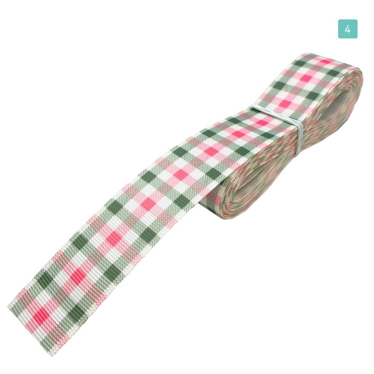 リボン ギンガムチェック チェック ハンドメイド アクセサリー
