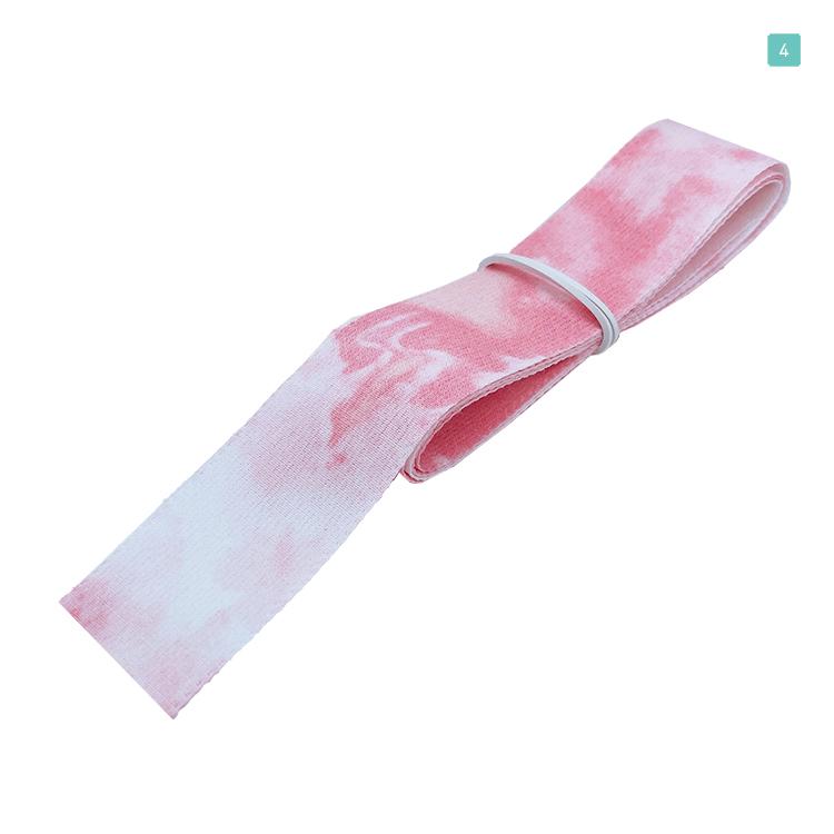 シフォン絞り染め風 リボン 25mm×1m 6種類セットB 材料 素材 資材