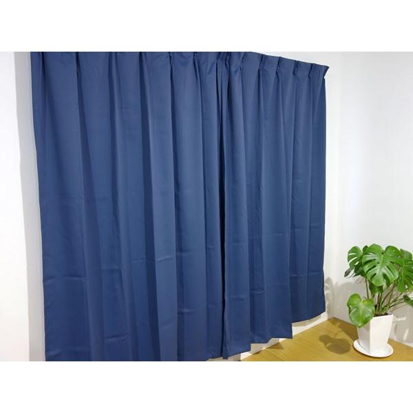 防炎・2級遮光カーテン2枚組 幅100×丈110cm 日本製 遮光率99.9％ 安い 