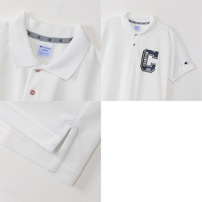 Champion ゴルフ ポロシャツ ホワイト　裾リブあり 楽天市場】最大10％OFFクーポン 【7/30〜8/1】 チャンピオン