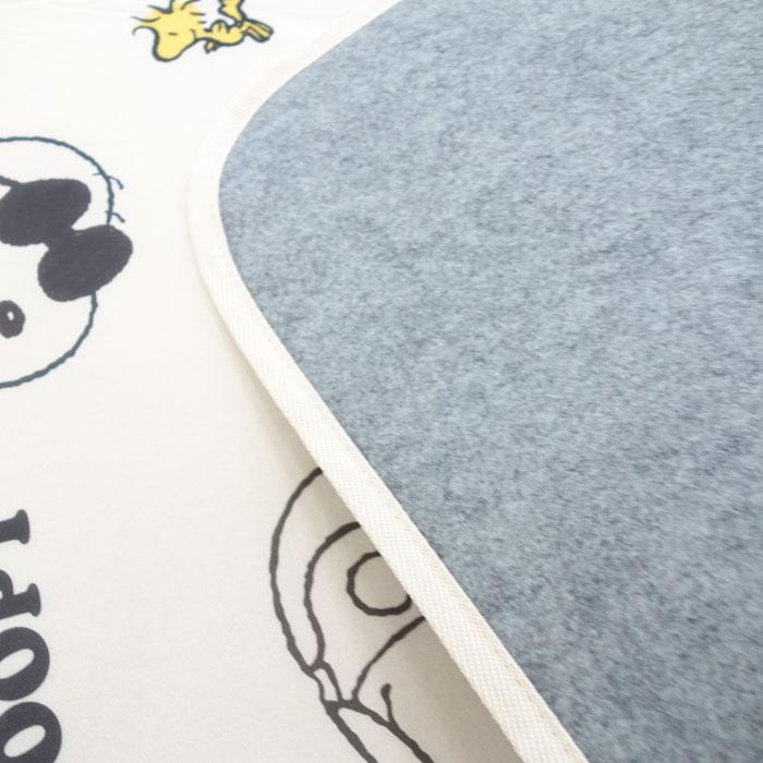 SNOOPY（スヌーピー） ラグ 長方形 3帖用 冷感ラグ 190×240cm ウレタン