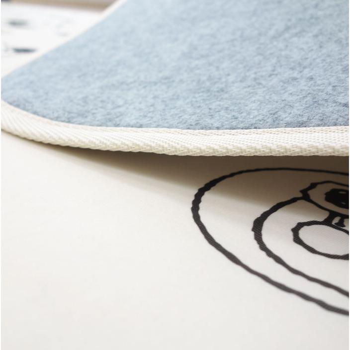 SNOOPY（スヌーピー） ラグ 長方形 3帖用 接触冷感ラグ 190×240cm