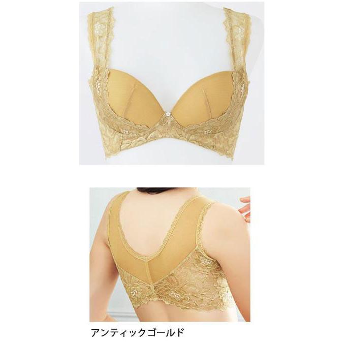 SUYALA ミモザ柄 Sサイズ ブラトップ セシール（cecile） (ポスト投函 送料無料）セシール 美しく整えるブラ