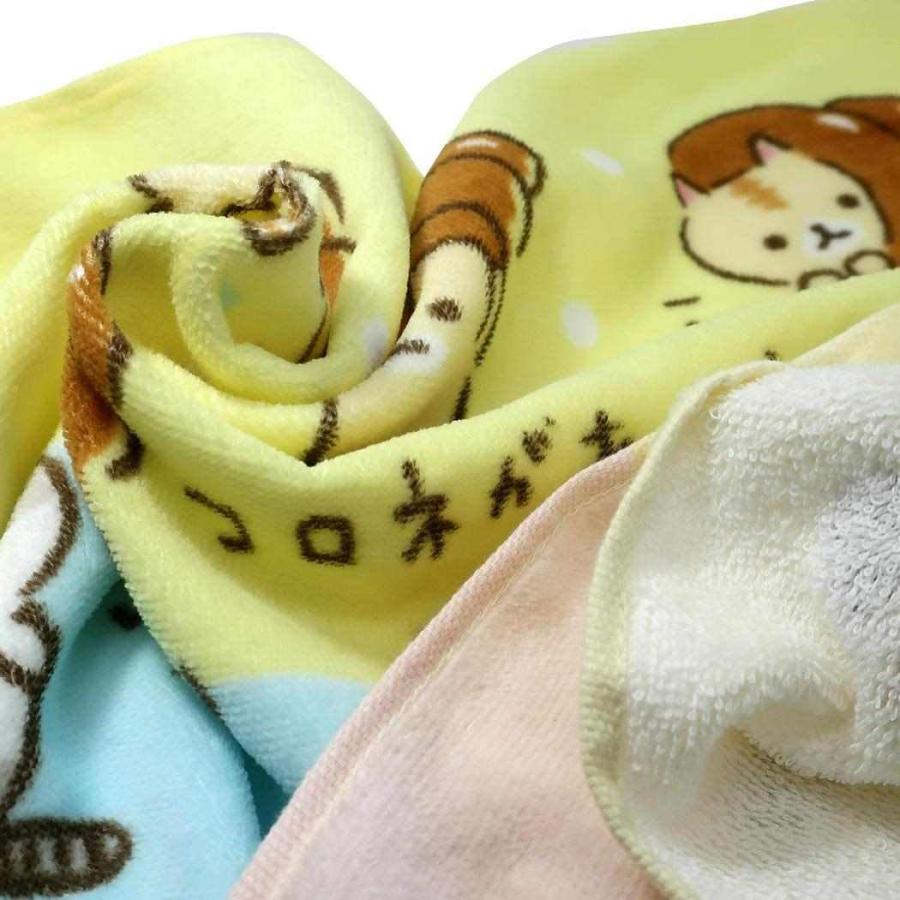 ころころコロニャ フェイスタオル 綿100％ タオル 1枚 towel