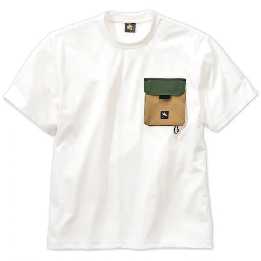 LOGOS（ロゴス） ロゴスパーク 半袖Tシャツ 胸ポケット付き 吸汗速乾
