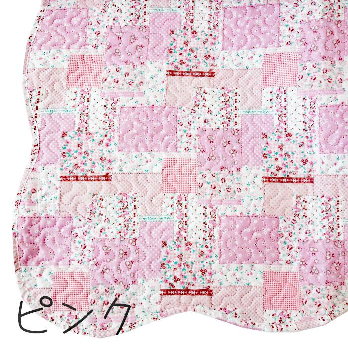 マルチカバー 長方形180×230cm パッチワーク柄 キルト ベッド
