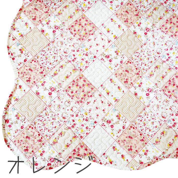 マルチカバー 長方形180×230cm パッチワーク柄 キルト ベッド