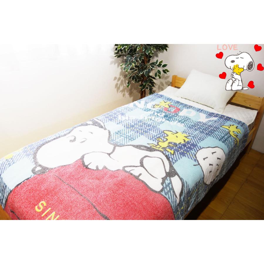 綿100％ キャラクタータオルケット 約135×185cm シングルサイズ シャーリング スヌーピー/トイストーリー/ミッキーマウス｜decora10｜06