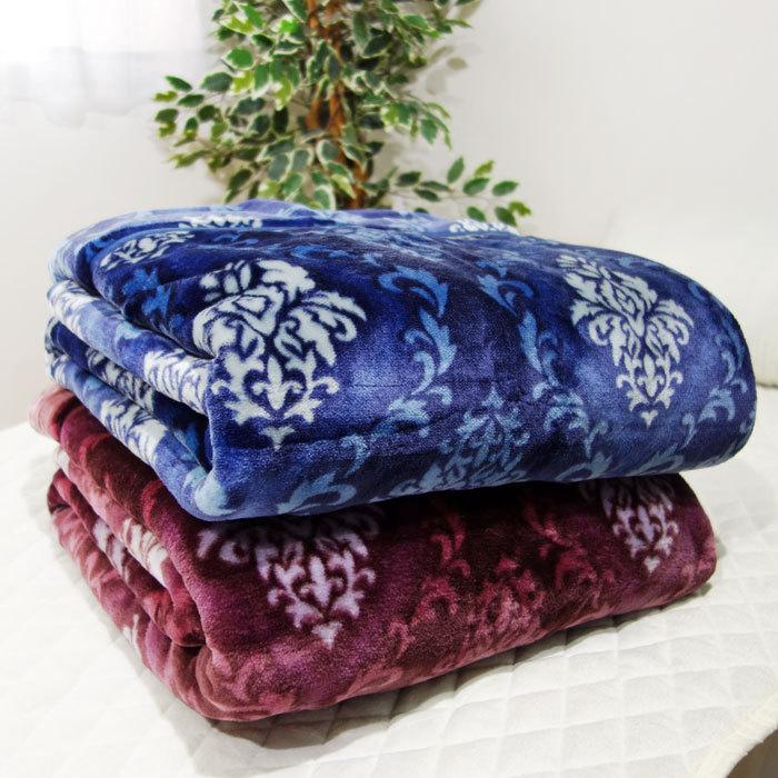 新品♦️西川 高級 温か敷きパッド♦️ダマスク柄 ワインカラー シングル 2枚セット 新品 西川 高級 温か敷きパッド☆ダマスク柄 ワインカラー